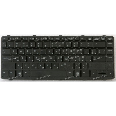 Keyboard HP ProBook 430 чёрный матовый русифицированная (767470-251, PK131591A06, 7J1480, 9ZN9JSC.C0R)