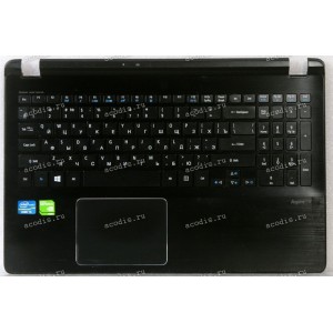 Keyboard Acer V5-572G чёрная русифицированная (NSK-R91BQ, 39ZRKTATN00, 9Z.NAGBQ.10R)+Topcase