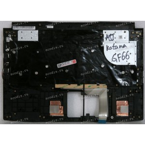 Keyboard MSI Katana GF66 чёрный матовый, русифицированная (307582C211, 93444121)+Topcase