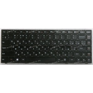 Keyboard Lenovo Flex 14 G40-30  чёрая матовая, русифицированная (25215190,  PK130TG2A00)