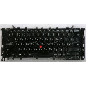 Keyboard Lenovo Thinkpad S1 Yoga чёрная русифицированная  (04Y2643, SN20A45481, PK1310D1A06, AM10D000600, ST-83SU)