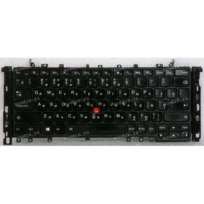 Keyboard Lenovo Thinkpad S1 Yoga чёрная русифицированная  (04Y2643, SN20A45481, PK1310D1A06, AM10D000600, ST-83SU)