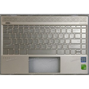 Keyboard HP Envy 13-ah, ENVY 13-ax золотистая русифицированная (L19541-251)+Topcase Keyboard HP Envy 13-ah, ENVY 13-ax золотистая русифицированная (L19541-251)+Topcase