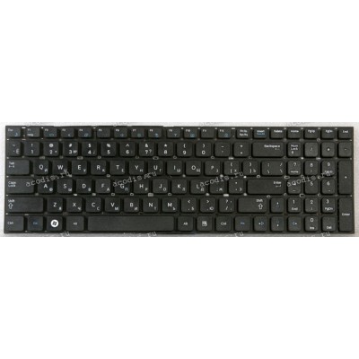 Keyboard Samsung NP-RF510, NP-RF511 чёрная матовая русифицированная (BA59-02795A, V190509C)  