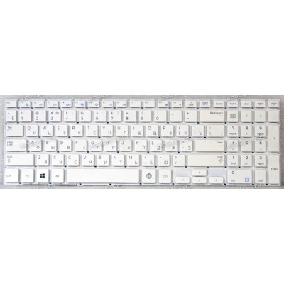 Keyboard Samsung NP370R5E белая русифицированная  (BA75-04478C)