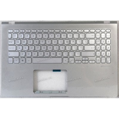 Keyboard Asus X509FA-1S серебристая русифицированная (90NB0MZ1-R34RU1, 39XKRTAJN30, 13NB0MZ1P04014-3)+Topcase