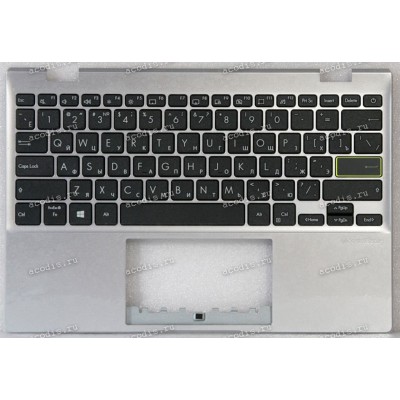 Keyboard Asus E210MA--1W  серебристая русифицированная (90NB0R42-R32RU0, 3BBKZTAJN80, 13NB0R42AP1202)+Topcase