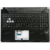 Keyboard Asus FX505DT-1A чёрая матовая, немецкая (90NR02D1-R31GE2)+Topcase Keyboard Asus FX505DT-1A чёрая матовая, немецкая (90NR02D1-R31GE2)+Topcase