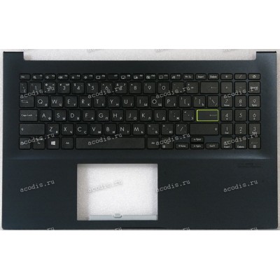 Keyboard Asus X513IA-1K  тёмно-синий русифицированный  (90NB0RR4-R31RU0, 13N1-BQM0201)+Topcase