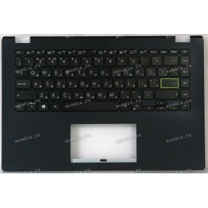 Keyboard Asus E410MA--1B чёрно-синий русифицированный (90NB0Q11-R32RU0, 3BBKWTAJN60)+Topcase