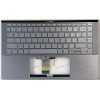 Keyboard Asus UX434IQ-2G серый металлик нерусифицированная (90NB0R89-R31UI0, 13N1-BFA0801, 13N1-BFM0101, 9Z.NH9LN.001)+Topcase Keyboard Asus UX434IQ-2G серый металлик нерусифицированная (90NB0R89-R31UI0, 13N1-BFA0801, 13N1-BFM0101, 9Z.NH9LN.001)+Topcase