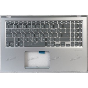 Keyboard Asus X515MA-1S  серебристый русифицированная  (90NB0TH2-R33RU0, 13NB0SR2P16011-3, V1825KFHS1)+Topcase