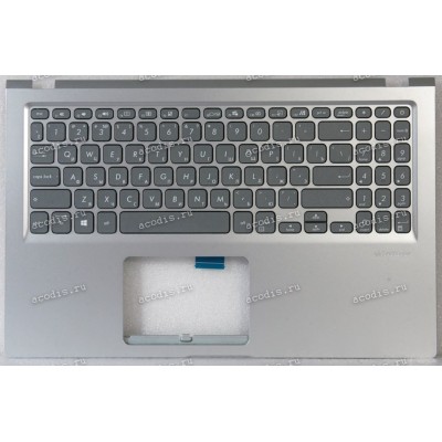Keyboard Asus X515MA-1S  серебристый русифицированная  (90NB0TH2-R33RU0, 13NB0SR2P16011-3, V1825KFHS1)+Topcase