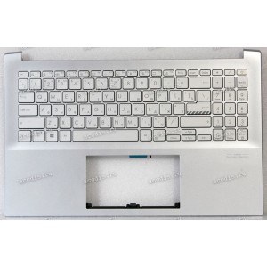 Keyboard Asus M3500QC-2S  серебристая русифицированная (90NB0UT1-R30RU0 39XJETAJN10, AEXJD701050)+Topcase 