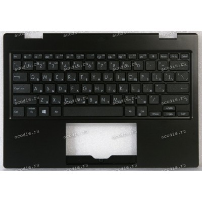 Keyboard Asus BR1100CKA-1A чёрная матовая русифицированная  (90NX03B1-R31RU0, HQ20721142000, NSK-W58SN)+Topcase