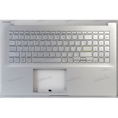 Keyboard Asus X513UA-2S серебристая русифицированная (90NB0TP2-R32RU1, 13N1-BAA0M11, 13N1-CPM0101)+Topcase