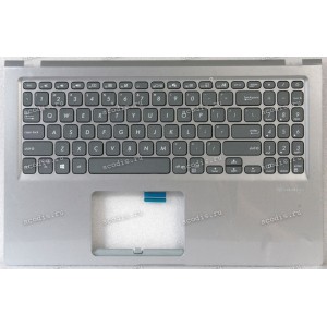 Keyboard Asus X515MA-1S  серебристый нерусифицированная  (90NB0TH2-R30UI0, 13NB0SR2P0311-3, ASM18M93U4)+Topcase