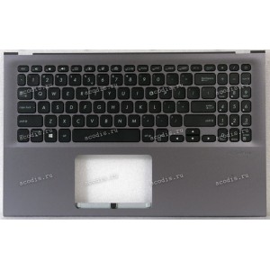 Keyboard Asus X512UB-1G серая нерусифицированная (90NB0K93-R32UI0, V182562A, 13N1-6TA0841)+Topcase