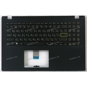Keyboard Asus E510KA-1B тёмно-синий, чёрная русифицированная (90NB0UJ4-R33RU0, 3BBK4TAJN90, ASM19G63SUJ9202, AEBK4701020)+Topcase