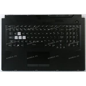 Keyboard Asus FA706II-1A чёрная матовая нерусифицированная  (90NR03P1-R31US0, 3BBKYTAJN00, AEBKXU00010, 90NR03P1-R31UI0)+Topcase