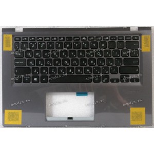 Keyboard Asus X415KA-1G серая русифицированная (90NB0VH2-R31RU0, 39XKUTAJNG0, AEXKP700030)+Topcase