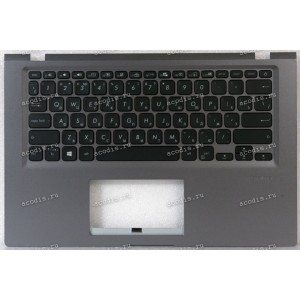 Keyboard Asus X415DA-1G серая русифицированная (90NB0T32-R37RU0, 13N1-CFA0Z01, 0KNB0-282ERU00)+Topcase