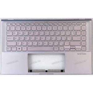 Keyboard Asus UX435EG-2P серебристо-розовая русифицированная (90NB0SI4-R30RU0, 33UJ6TAJN10, ASM19G53SUJ9206)
