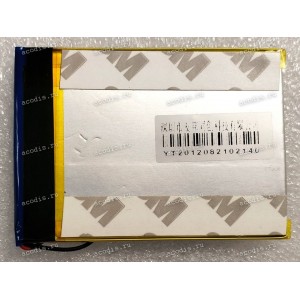 АКБ Li-Pol 3,7V 1200mAh 70x50x3.0 mm с контроллером 2 pin (YT 305070) Texet TB-146 new (и реально честная ёмкость в отличии от :-)