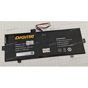 АКБ Digma EVE 11 C421Y ES1067EW, Аккумулятор (SP17566, 7.4V/4000mAh, 10PIN, 29.6Wh)