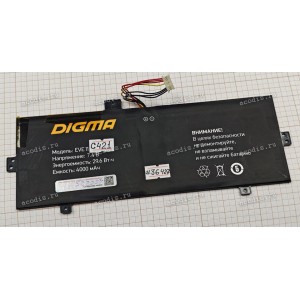 АКБ Digma EVE 11 C421Y ES1067EW, Аккумулятор (SP17566, 7.4V/4000mAh, 10PIN, 29.6Wh) АКБ Digma EVE 11 C421Y ES1067EW, Аккумулятор (SP17566, 7.4V/4000mAh, 10PIN, 29.6Wh)