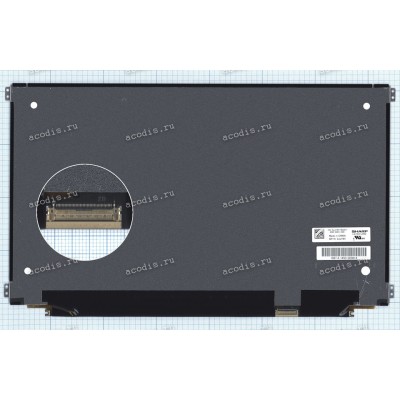 Sharp LQ156Z1JW02 (шаг 0,4мм, 72%) 3200x1800 LED 40 пин slim new
