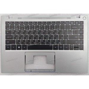 Keyboard Digma Pro Fortis DN14P5-ADXW01 + topcase (DY294C US NP141C 819R) (Black/Silver/Matte/RUO/LED) Keyboard Digma Pro Fortis DN14P5-ADXW01 + topcase (DY294C US NP141C 819R) (Black/Silver/Matte/RUO/LED)