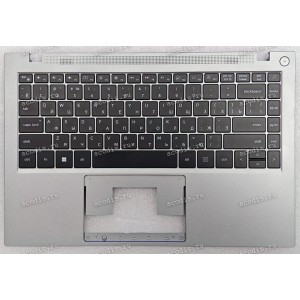 Keyboard Digma Pro Fortis DN14P5-ADXW01 + topcase (DY294C US NP141C 819R) (Black/Silver/Matte/RUO/LED) Keyboard Digma Pro Fortis DN14P5-ADXW01 + topcase (DY294C US NP141C 819R) (Black/Silver/Matte/RUO/LED)