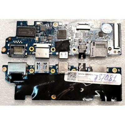 USB & Type-C & Audio & RJ-45 & MicroSD board Гравитон Н17И-Т, Machenike 17, ThundeRobot 17, IP3 (IP3_XN1G_173M_CS_DB V10_20220722A) Chips GL3510, REALTEK RTS5170, REALTEK 8111H, XZ2252-G G24102SEG
