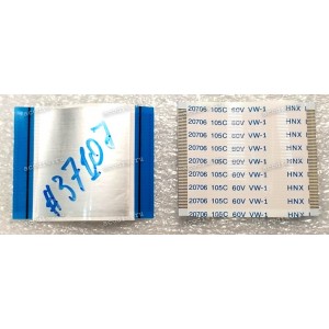 FFC шлейф 60 pin прямой, шаг 0.5 mm, длина 43 mm Accesstyle U43EY1500B Innolux V430DJ1-Q01 CX430DLEDM P/O: TK2210-152 LE-43V1 FFC шлейф 60 pin прямой, шаг 0.5 mm, длина 43 mm Accesstyle U43EY1500B Innolux V430DJ1-Q01 CX430DLEDM P/O: TK2210-152 LE-43V1