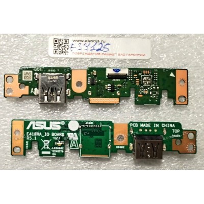 USB & Audio board Asus E410MA (p/n: 90NB0Q10-R10020) E410MA_IO BOARD R5. 1