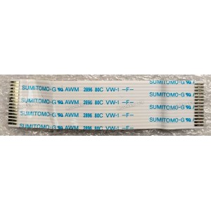FFC шлейф 14 pin прямой, шаг 1.0 mm, длина 62 mm