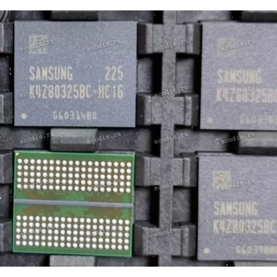 Микросхема Samsung K4Z80325BC-HC16 GDDR6 1GB GDDR6 256*32 16 1.35V FBGA180 (Asus p/n: 03014-00010400) NEW original