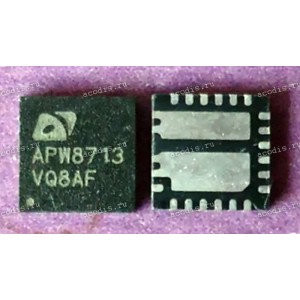 Микросхема Anpec APW8713, APW8713QBI-TRG TQFN4*4-23 PWM CONTOLLER (Asus p/n: 06095-01250000) NEW original