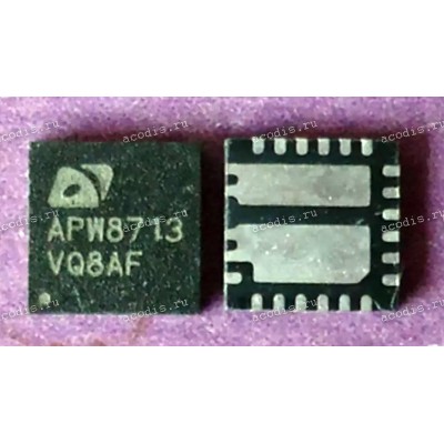 Микросхема Anpec APW8713, APW8713QBI-TRG TQFN4*4-23 PWM CONTOLLER (Asus p/n: 06095-01250000) NEW original