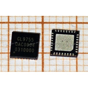 Микросхема Genesys Logic GL9755-OIY04 QFN-32 CARD READER CONTR (Asus p/n: 06108-00260000) NEW original