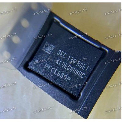 Микросхема Samsung KLUEG8UHDC-B0E1 256GB FBGA153 FW:P01 UFS3.1 FLASH (Asus p/n: 03100-00162000) NEW original