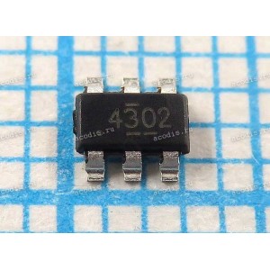 Микросхема Texas Instruments TPS54302DDCR SOT-23-6 DC/DC CONVERTER (4302, Asus p/n: 06018-03050100) NEW original