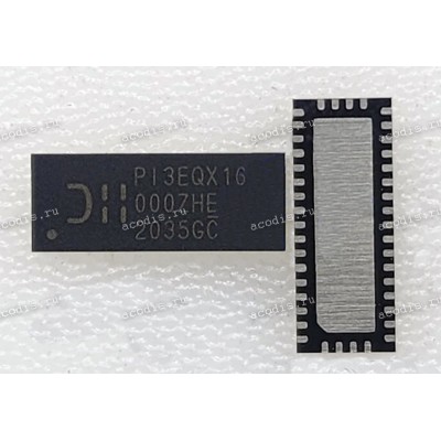 Микросхема Pericom PI3EQX16000ZHE W-QFN3060-40 (PI3EQX1 6000ZHE) с разбора