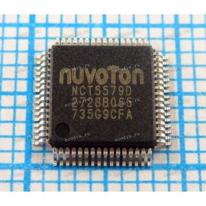 Микросхема Nuvoton NCT5579D QFP-64 с разбора
