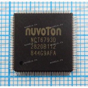 Микросхема Nuvoton NCT6793D QFP-128 с разбора
