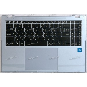 Keyboard Digma EVE P5852 DN15N2-ADXW01 + topcase c Тачпадом (NP15KR-G, SP43849) (Black/Silver/Matte/RUO) черная матовая русифицированная с серебристым топкейсом Keyboard Digma EVE P5852 DN15N2-ADXW01 + topcase c Тачпадом (NP15KR-G, SP43849) (Black/Silver/Matte/RUO) черная матовая русифицированная с серебристым топкейсом