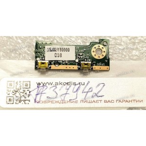 Power Button board Lenovo Miix 2 10 (p/n: 35J02VB0000 D3B, DA0J02THAD0 REV: D)