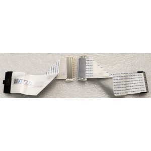 LCD LVDS FFC шлейф мониторный 30 pin обратный, шаг 1.0 mm, длина 135 mm, с замком с двух сторон 