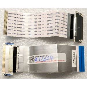 LCD LVDS FFC шлейф мониторный 30 pin обратный, шаг 1.0 mm, длина 105 mm, с замком с одной стороны (p/n: EAD63169895) LG Lcd Монитор 24Mk600M, 24MK600M-W
